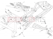 DUCATI 2015 Streetfighter 848 REAR FRAME [MOD:F848]