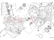DUCATI 2016 Diavel Carbon HALF-CRANKCASES PAIR [MOD:DVLC]