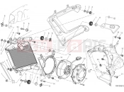DUCATI 2016 Diavel Carbon RADIATOR, WATER,RH [MOD:DVLC]