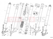 DUCATI 2016 Diavel Carbon FRONT FORK [MOD:DVLC;XST:AUS,EUR,FRA,JAP]