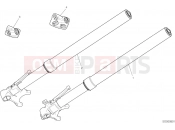DUCATI 2016 Hypermotard 939 SP FRONT FORK [MOD:HYM939SP]