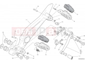 DUCATI 2016 Hyperstrada 939 FOOTRESTS, LEFT [MOD:HY939STR]