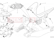 DUCATI 2016 Monster 821 Dark SOSPENSIONE POSTERIORE [MOD:M821DARK]