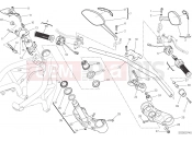 DUCATI Monster 1200 S HANDLEBAR AND CONTROLS [MOD:M 1200S]