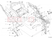 DUCATI 2016 Multistrada 1200 Enduro REAR FRAME COMP. [MOD:MS1200E]