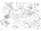 DUCATI Monster 821 BATTERY HOLDER [MOD:M 821]