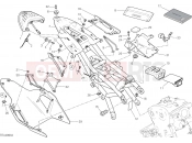 DUCATI Monster 1200 R REAR FRAME COMP. [MOD:M 1200R]