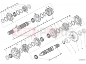 DUCATI 2017 Monster 1200 S GEAR BOX [MOD:M 1200S]