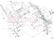 DUCATI 2017 Multistrada 1200 Pikes Peak REAR FRAME COMP. [MOD:MS1200PP]