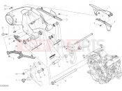 DUCATI 2017 SuperSport FORCELLONE POSTERIORE [MOD:SS 939]