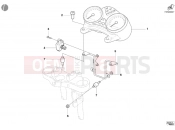 DUCATI 2005 Monster 400 Dark JAP METER » HANDLE BAR