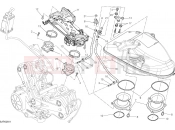DUCATI Diavel THROTTLE BODY [MOD:DVL]