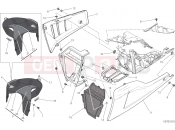 DUCATI 2018 Diavel Carbon FRONT MUDGUARD [MOD:DVLC]