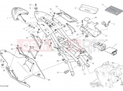 DUCATI 2018 Monster 1200 R REAR FRAME COMP. [MOD:M 1200R]