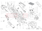 DUCATI 2018 Monster 1200 S REAR FRAME COMP. [MOD:M 1200S]