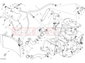 DUCATI 2018 Monster 1200 S COOLING SYSTEM [MOD:M 1200S]