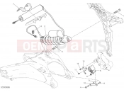 DUCATI 2018 Multistrada 1200 Enduro REAR SHOCK ABSORBER [MOD:MS1200E]