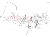 DUCATI Multistrada 950 WINDSHIELD [MOD:MS950;XST:AUS,EUR,GSO,JAP]