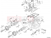 DUCATI 2018 Multistrada 1260 PikesPeak VERTICAL CYLINDER HEAD - TIMING [MOD:MS1260PP]
