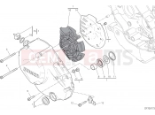 DUCATI 2018 Multistrada 1260 S D Air CLUTCH COVER [MOD:MS1260SA]
