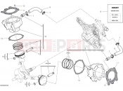 DUCATI 2018 SuperSport CYLINDERS - PISTONS [MOD:SS 939]