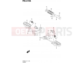 SUZUKI DR200 L7 (2017) (E71) 415A - FOOTREST