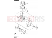 SUZUKI DR200 L7 (2017) (E71) 120A - CRANKSHAFT