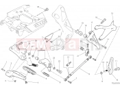 DUCATI 2019 XDiavel FOOTRESTS, LEFT [MOD:XDIAVEL]