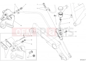 DUCATI Monster 797 REAR BRAKE SYSTEM [MOD:M 797+]