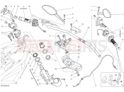 DUCATI Monster 797+ HANDLEBAR AND CONTROLS [MOD:M 797]