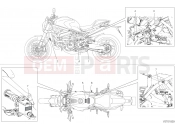 DUCATI 2019 Monster 1200 POSITIONING PLATES [MOD:M 1200;XST:JAP]