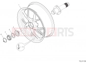 DUCATI 2019 Multistrada 1260 REAR WHEEL [MOD:MS1260]