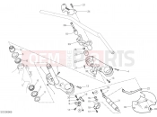 DUCATI 2019 Multistrada 1260 Enduro STEERING HEAD BASE ASSEMBLY [MOD:MS1260E]
