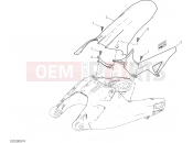 DUCATI 2019 Multistrada 1260 Enduro REAR MUDGUARD [MOD:MS1260E]