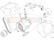 DUCATI Diavel WATER PUMP [MOD:DVL1260]