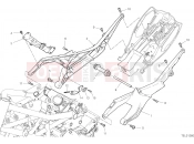 DUCATI Diavel S REAR FRAME COMP. [MOD:DVL1260S]