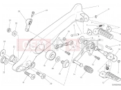DUCATI 2020 Monster 797 FOOTRESTS, LEFT [MOD:M 797]