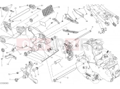 DUCATI Monster 821 REAR SWINGING ARM [MOD:M 821;XST:AUS]