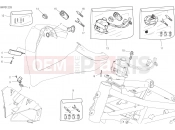 DUCATI 2020 Multistrada 1260 Pikes Peak FRONT WIRING HARNESS [MOD:MS1260PP]