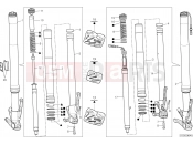 DUCATI Multistrada 1260 S D Air FRONT FORK [MOD:MS1260SA]