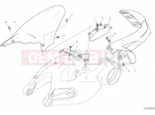 DUCATI Multistrada 1260 S D Air REAR MUDGUARD [MOD:MS1260SA]