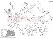 DUCATI Multistrada 950  BATTERY HOLDER [MOD:MS950]
