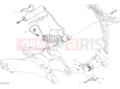 DUCATI Multistrada 950 S REAR SHOCK ABSORBER [MOD:MS950S]