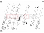 DUCATI 2005 Monster 620 Dark FRONT FORK » FRONT SUSPENSION