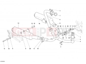 DUCATI 2005 Monster 620 Dark EXHAUST SYSTEM » EXHAUST SYSTEM