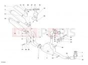 DUCATI 2005 Monster S2R 800 EXHAUST SYSTEM » EXHAUST SYSTEM