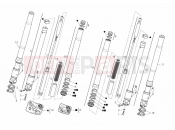 DUCATI 2005 Monster S2R 800 DARK FRONT FORK » FRONT SUSPENSION