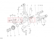 DUCATI 2005 Monster S2R 800 DARK CRANKSHAFT » ENGINE CASE