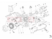 DUCATI Superbike 749 Dark GENERATOR COVER - WATER PUMP » COOLING SYSTEM