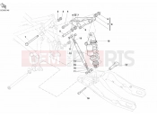 DUCATI 2004 Superbike 999 R REAR SHOCK ABSORBER » SWING ARM